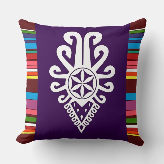 Almofada Padrões folhosos da Polônia - Parzenica (Frente)