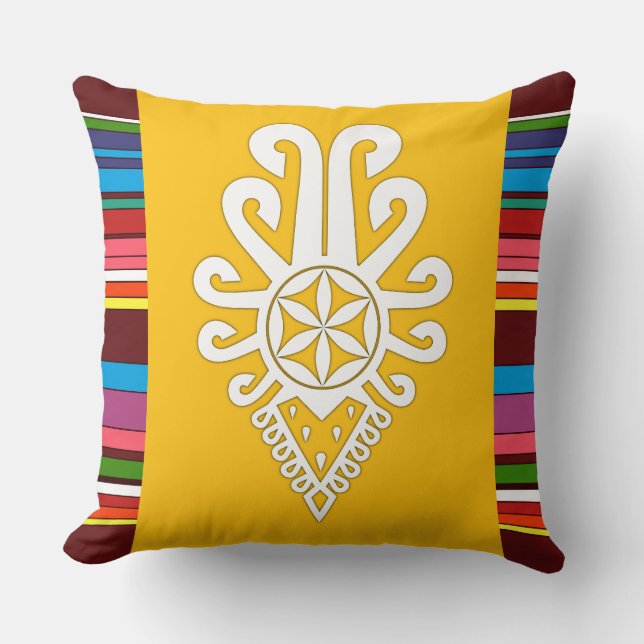 Almofada Padrões folhosos da Polônia - Parzenica (Frente)