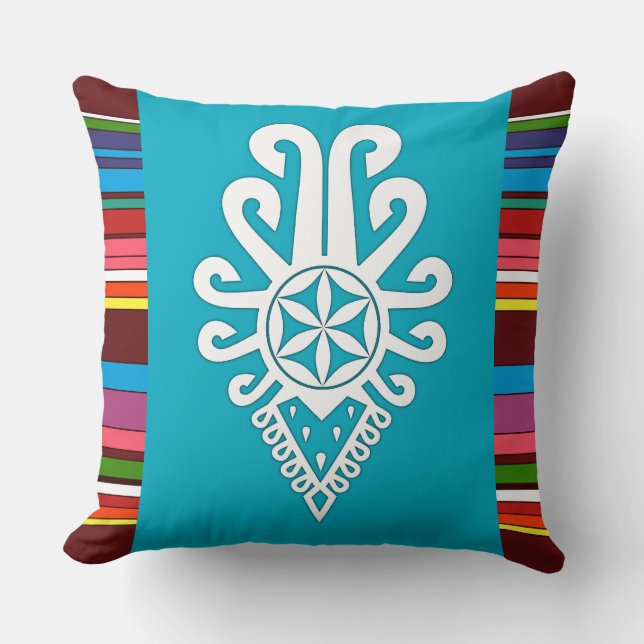 Almofada Padrões folhosos da Polônia - Parzenica (Frente)