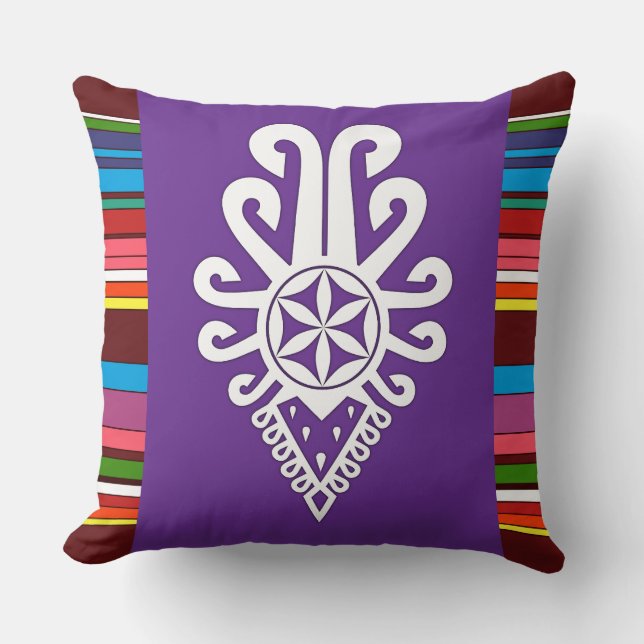 Almofada Padrões folhosos da Polônia - Parzenica (Frente)