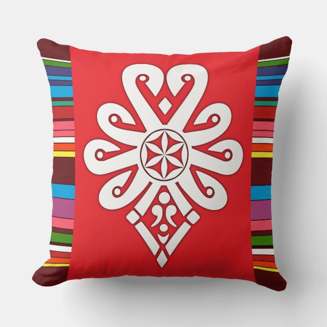 Almofada Padrões folhosos da Polônia - Parzenica (Frente)