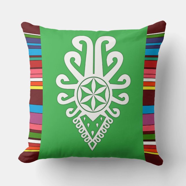 Almofada Padrões folhosos da Polônia - Parzenica (Frente)