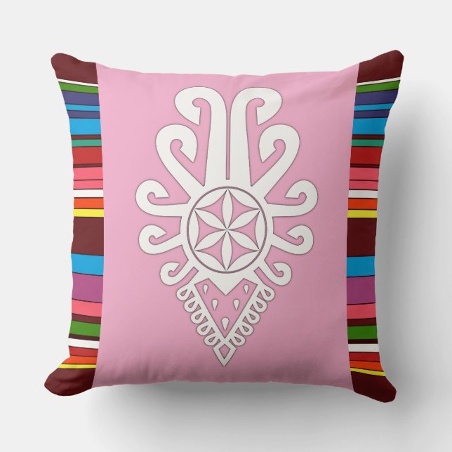 Almofada Padrões folhosos da Polônia - Parzenica (Frente)