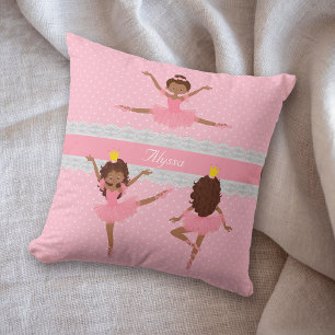 Almofada Padrões Polkadot Lace Pink Ballerina