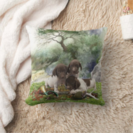 Almofada Pãezinhos bonitos de Pointer Shorthired Alemães