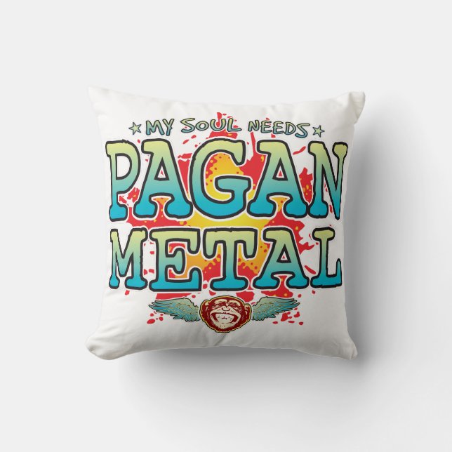 Almofada Pagan Metal Soul Cushion (Frente)