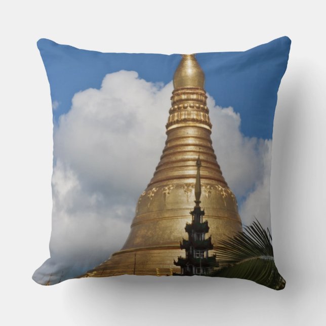 Almofada Pagode Shwedagon, Yangon, Myanmar (Frente)