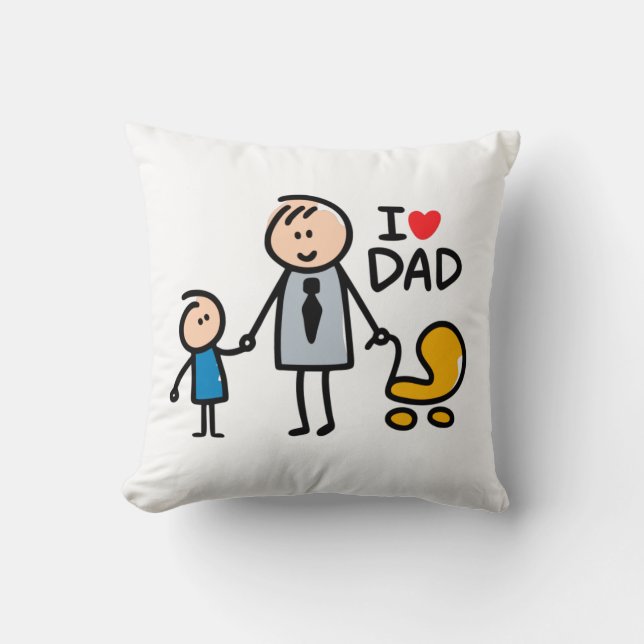 Almofada Pai amor impressão (Frente)