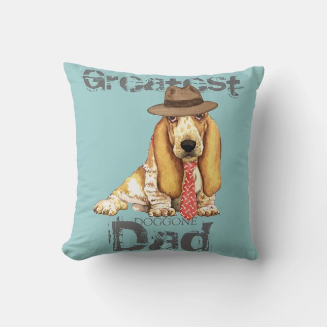 Almofada Pai Basset (Frente)