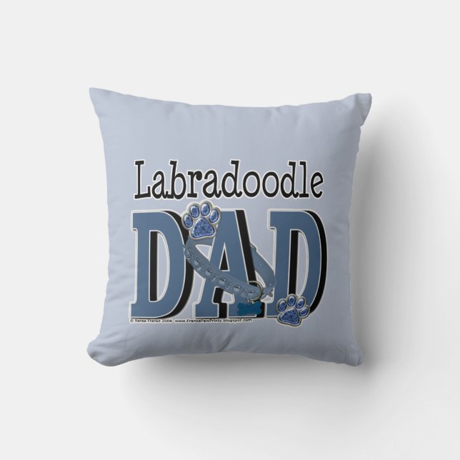 Almofada PAI de LabraDoodle (Frente)