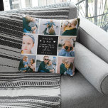 Almofada Pai 'Dia de os pais & Me' de Fotografia de 1rua<br><div class="desc">Crie o seu próprio Travesseiro de Fotografia Keepsasasasasasasaame 'Pai & Eu'. Design apresenta 8 fotos instantâneas da sua escolha, o texto bonito 'Pai & Me' com dois pequenos corações - Feliz Primeiro Dia de os pais! um 'com amor' em um roteiro elegante de caligrafia e o nome de quem ele...</div>