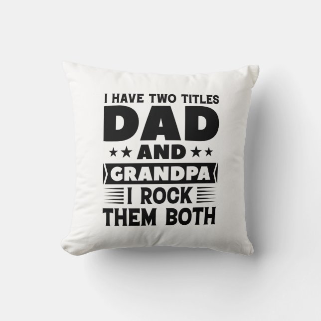 Almofada Pai e Avô (Frente)