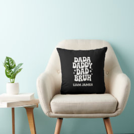 Almofada Pai engraçado Dada Bruh Dia de os pais presente pa