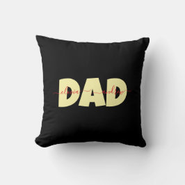 Almofada Pai Nome personalizado dos filhos