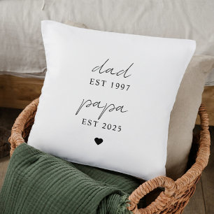 Almofada Pai Personalizado e Travesseiro decorativo EST do