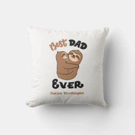 Almofada Pai Personalizado Mais Bonito De Sloth