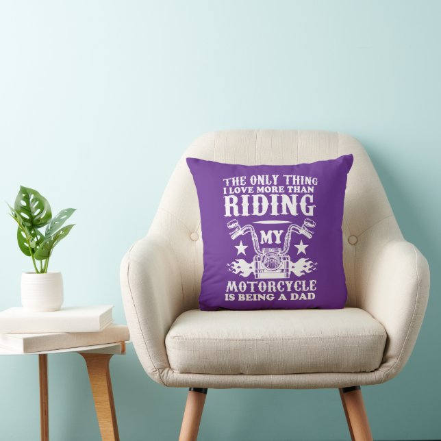Almofada Pai que Ama Andar de Moto (Cadeira)
