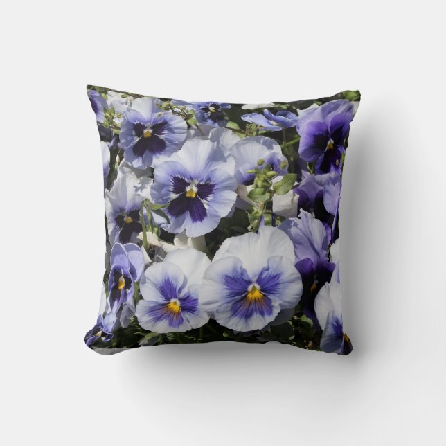 Almofada Painéis roxos de 16"x16" (Frente)