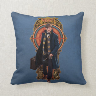 Almofada Painel NEWT SCAMANDER™ Walking Art Nouveau