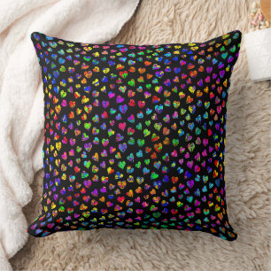 Almofada Paint Splatter Hearts