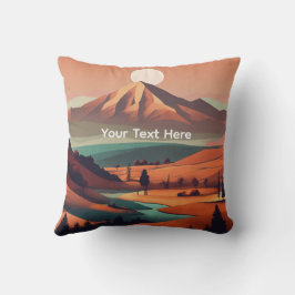 Almofada paisagem boho
