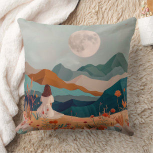 Almofada Paisagem Boho Abstrato (21)