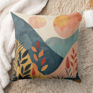 Almofada Paisagem Boho Abstrato (8)