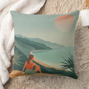 Almofada Paisagem Boho Abstrato (9)