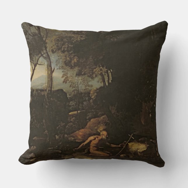 Almofada Paisagem com St Jerome (Frente)