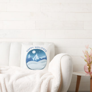 Almofada Paisagem Congelada Pacífica Personalizada