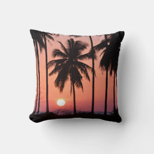 Almofada Paisagem de Árvore do Coconut