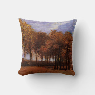 Almofada Paisagem de Outono por Vincent van Gogh