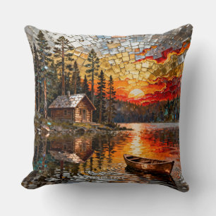 Almofada Paisagem Metálica Fantasy Cute Emboscada
