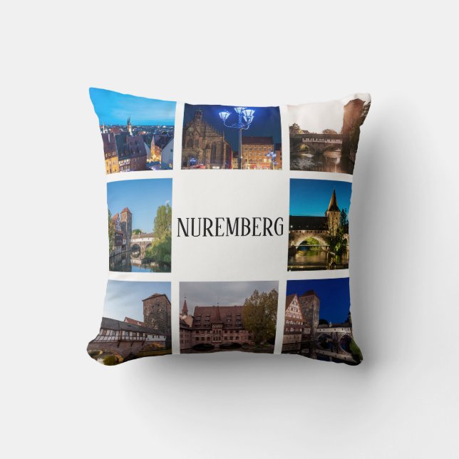 Almofada paisagens de Nuremberga (Frente)
