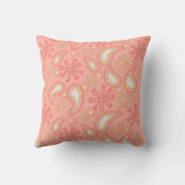 Almofada Paisley Peach Floresce