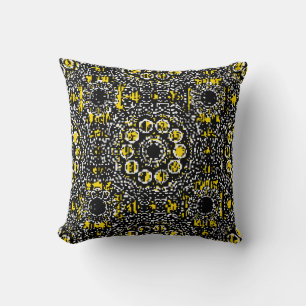 Almofada Paisleys elegante padrão de colheita floral