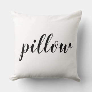 Almofada Palavra literal engraçada personalizável