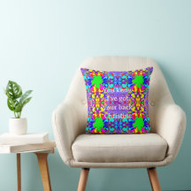Palavras de Encorajamento Padrão de Arte Abstrata