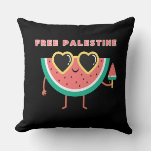 Almofada palestina Watermelon Palestina, cor bonita
