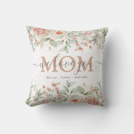 Almofada Palha Decorativa 'Nós te amamos' MOM Personalizada