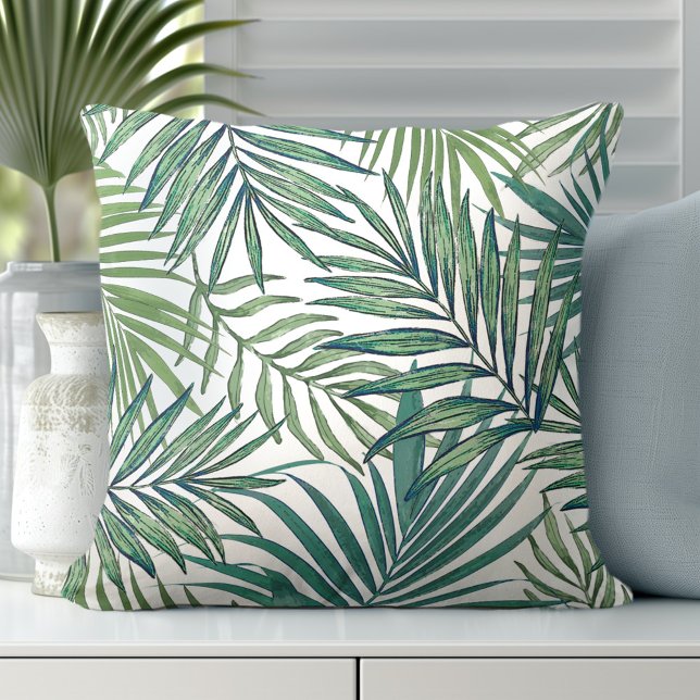 Almofada Palm Deixa Travesseiro decorativo (Explore Totally Coast's Exclusive Pillow Designs.)