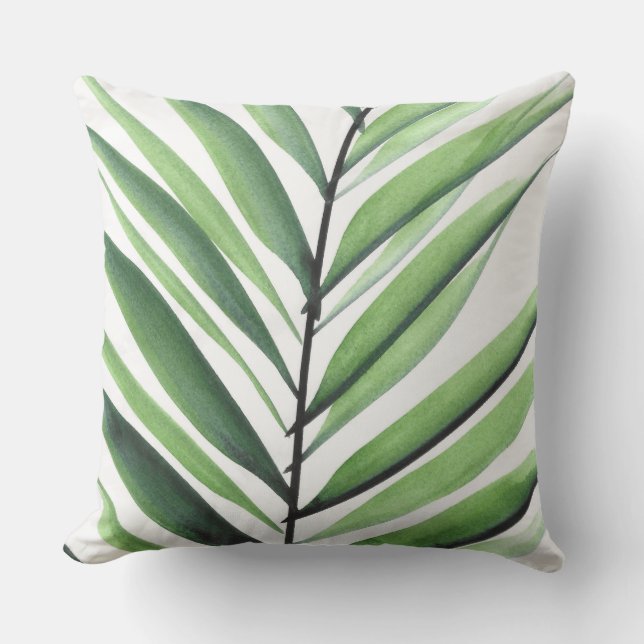 Almofada Palma de Aquarela (Frente)