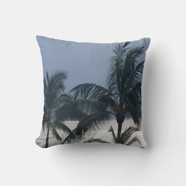 Almofada Palmeiras na praia (Frente)