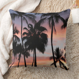 Almofada Palmeiras tropicais Sunset