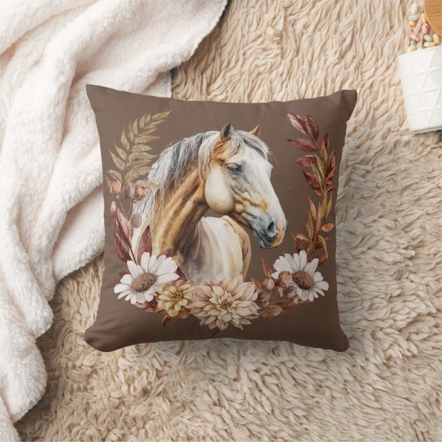 Almofada Palomino Dourado Horse Outono Travesseiro decorati (Cobertor)