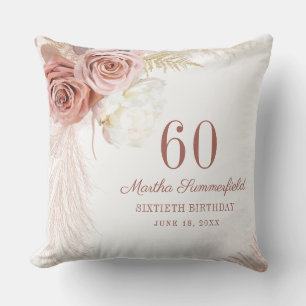 Almofada Pampas Grass 60th Birthday Keepsasasasasasakassean