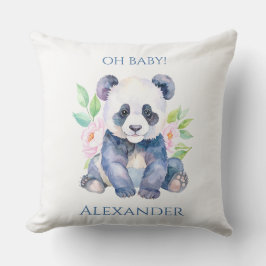 Almofada Panda bebê personalizado