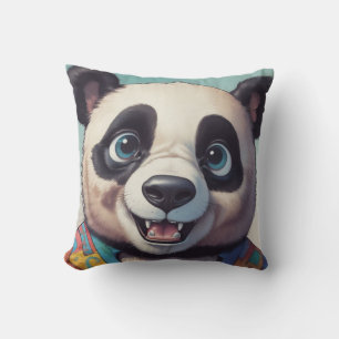 Almofada Panda Cartoon Drawing Art