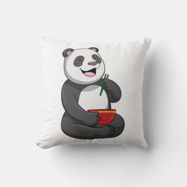 Almofada Panda com Bowl Ramen (Frente)