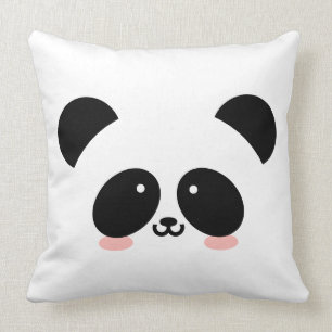 Almofada Panda Kawaii Adicione Seu Nome